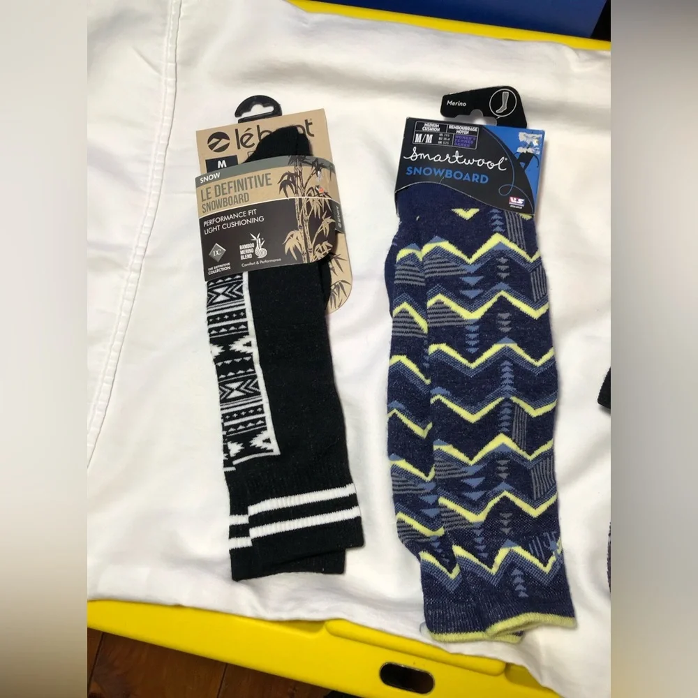 Smartwool & Le’ bent socks, size medium, NWT